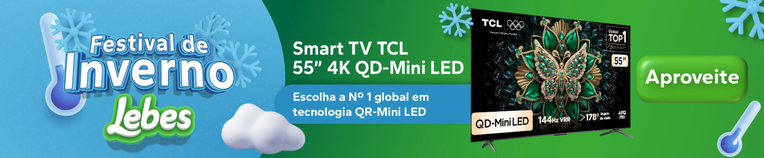 Oferta do Dia 14 a 28/8 - TV 55'' TCL