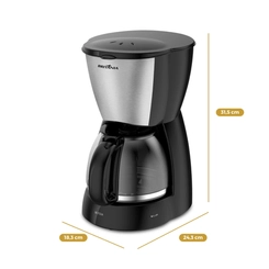 Cafeteira 1,28L até 32 Xícaras 800W Britânia BCF32A Preta