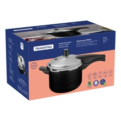 Panela Pressão Tram 20591/420 4,5L Preto