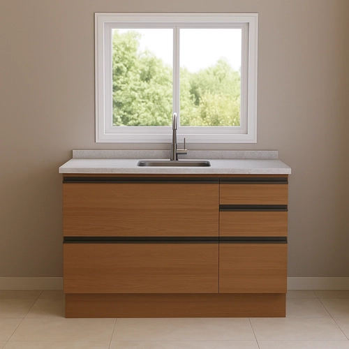 Balcão 120cm Kappesberg Maxxi 1 Porta G746 Canela