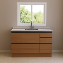 Balcão 120cm Kappesberg Maxxi 1 Porta G746 Canela