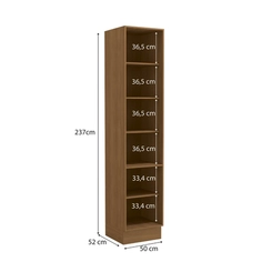 Paneleiro 50cm Kappesberg Maxxi G749 5 Prateleiras Canela