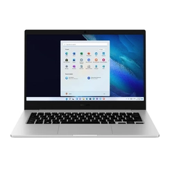 Notebook Samsung Galaxy Book Go Tela 14" 128GB  Snapdragon 7c Gen 2 Prata