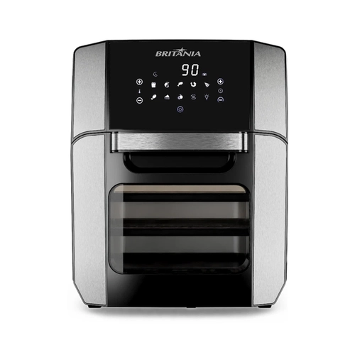 Fritadeira Elétrica Sem Óleo AirFryer 12L 1.800W Britânia Oven BFR2100P Preta