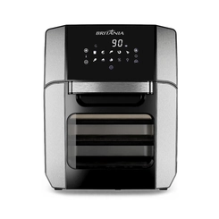 Fritadeira Elétrica Sem Óleo AirFryer 12L 1.800W Britânia Oven BFR2100P Preta