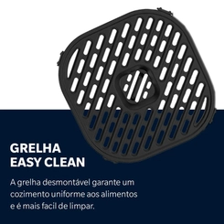 Fritadeira Elétrica Sem Óleo AirFryer 4,6L 1.500W Oster OFRT520 Preta
