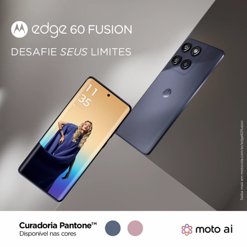 Smartphone Motorola Edge 60 Fusion 5G 256GB 8GB RAM Tela 6.7
