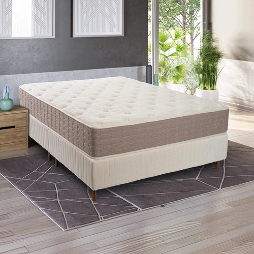 浪 Colchão de Molas Queen Size Kappesberg Vivah 30x158x198cm Bege