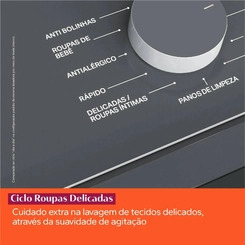 Máquina de Lavar 18kg Cesto Inox Brastemp BWF18ABANA Branca