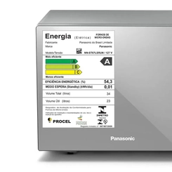Micro-Ondas 34L Panasonic ST67LS Inox Espelhado