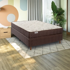 Colchão de Molas Casal Kappesberg Plenno 26x138x188cm Marrom