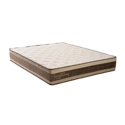Colchão de Molas Queen Size Kappesberg Inverno/Verão 30x158x198cm Marrom