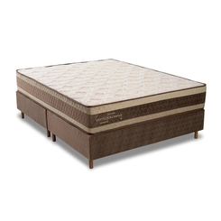 Colchão de Molas Queen Size Kappesberg Inverno/Verão 30x158x198cm Marrom