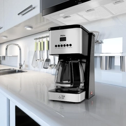 Cafeteira 40 Xícaras 1.000W Painel Digital Philco PCF40B Preta