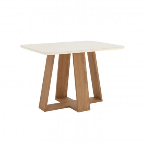Mesa de Jantar com 4 Lugares Henn Lins SC89-127 Nature/Off White SE