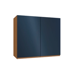 Aéreo 80CM Kappesberg Ciela 2 Portas R644 Canela/Azul profundo SE