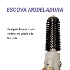Escova Rotativa Secadora 1.300W 4 em 1 Philco PER03 Cinza Bivolt