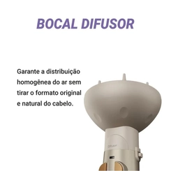 Escova Rotativa Secadora 1.300W 4 em 1 Philco PER03 Cinza Bivolt
