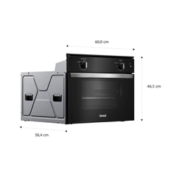 Forno Elétrico de Embutir 47L Consul COB47BE Preto