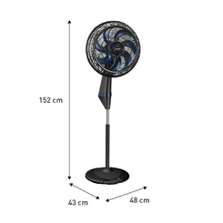 Ventilador de Coluna 7 Pás 40cm 150W Arno X-Treme VE7C Preto