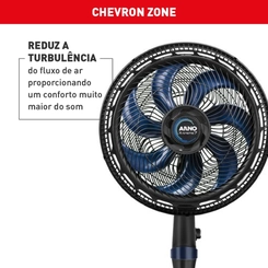 Ventilador de Coluna 7 Pás 40cm 150W Arno X-Treme VE7C Preto