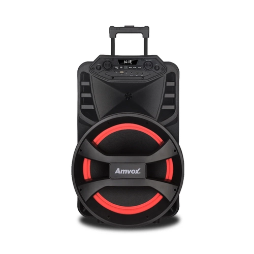Caixa de Som Amplificada Amvox ACA880 Bluetooth Preta Bivolt