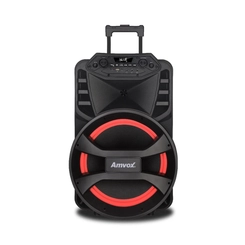 Caixa de Som Amplificada Amvox ACA880 Bluetooth Preta Bivolt