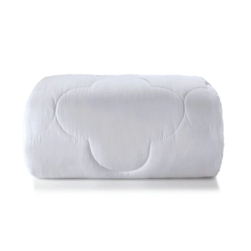 Edredom Hedrons Toque de Algodão Branco Casal