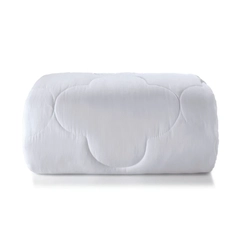 Edredom Hedrons Toque de Algodão Branco Casal