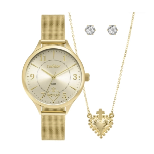 Relógio Condor CO2035NIZ/K4X Dourado Com Brinde