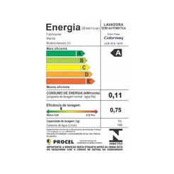 Lavadora de Roupas Tanquinho 10kg Colormaq Branco