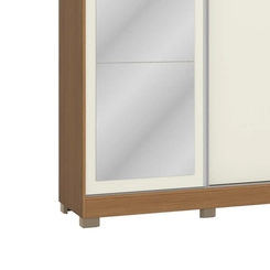 Guarda-Roupa 2 Portas Kappesberg CB01N571 Canela/Off White