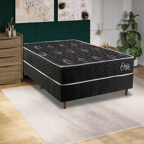 Colchão de Espuma Casal Kappesberg Onix D28 26x138x188cm Preto SE