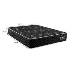 Colchão de Espuma Casal Kappesberg Onix D28 26x138x188cm Preto SE