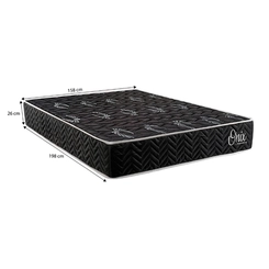 Colchão de Espuma Queen Size Kappesberg Onix D28 26x158x198cm Preto SE