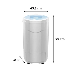 Centrífuga 15kg Cesto Inox Extragrande Britânia BCR15 Branca