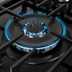 Cooktop 5 Bocas Tripla Chama Fischer Platinium 33810 Preto/Inox Bivolt SE