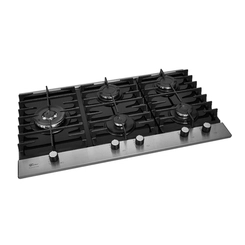 Cooktop 5 Bocas Tripla Chama Fischer Platinium 33810 Preto/Inox Bivolt SE