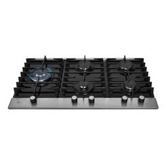 Cooktop 5 Bocas Tripla Chama Fischer Platinium 33810 Preto/Inox Bivolt SE