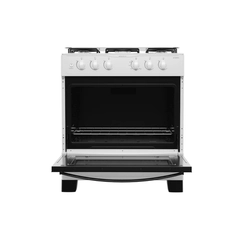 Fogão 5 Bocas Mesa Inox Realce Hera Plus Branco Bivolt
