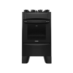 Fogão 4 Bocas Mesa de Vidro Forno Air Fryer Realce AlPro 440 Preto