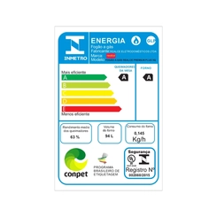 Fogão 5 Bocas Mesa Inox Realce Premium Plus Branco Bivolt