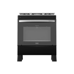 Fogão 5 Bocas Mesa Inox Realce Premium Plus Preto Bivolt