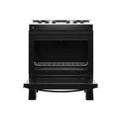 Fogão 5 Bocas Mesa Inox Realce Premium Plus Preto Bivolt