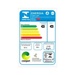 Fogão 5 Bocas Mesa Inox Realce Premium Plus Preto Bivolt