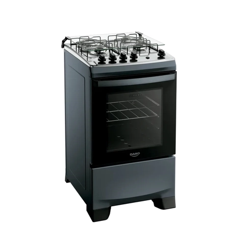 popo MTS ④ Fogão 4 Bocas Mesa Inox Mega Chama Dako Supreme Titanium Bivolt