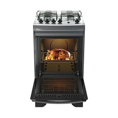 Fogão 4 Bocas Mesa Inox Mega Chama Dako Supreme Titanium Bivolt