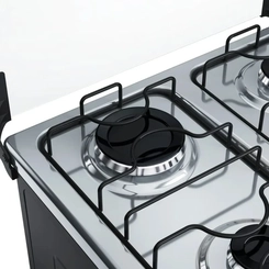 Fogão 4 Bocas Mesa Inox Mega Chama Dako Supreme Titanium Bivolt