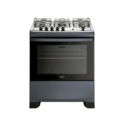 Fogão 5 Bocas Mesa Inox Tripla Chama Dako Supreme Titanium Bivolt