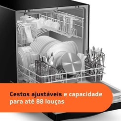 Lava-Louças Brastemp 8 Serviços BLF08AE Preto SE